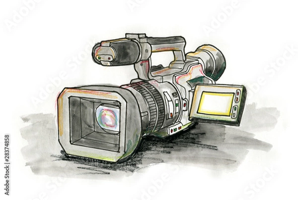 Obraz Professional Video Camera