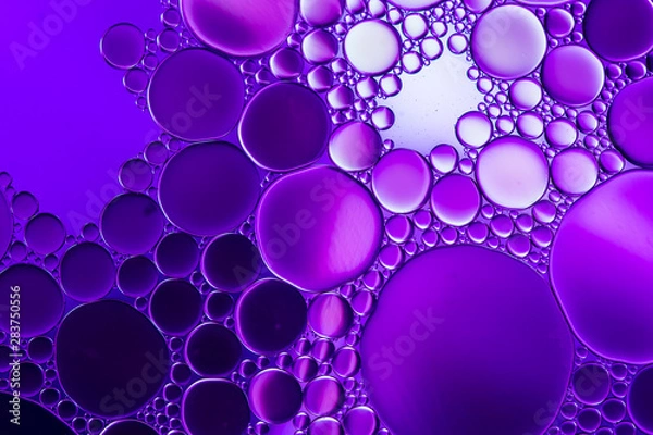 Obraz ABSTRACT BUBBLE OIL