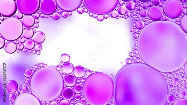 Fototapeta ABSTRACT BUBBLE OIL