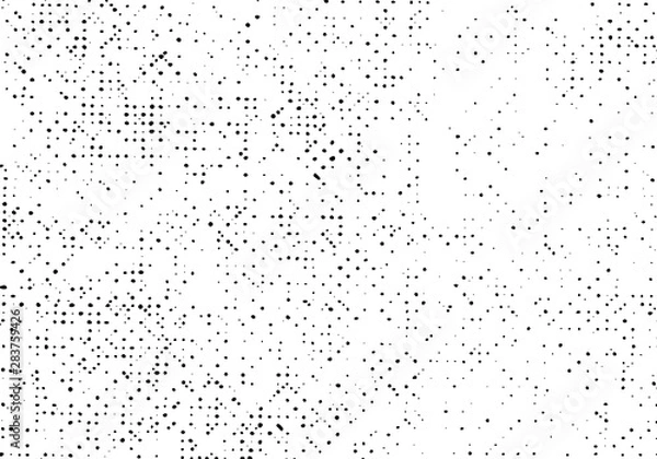Fototapeta Pattern grunge background, Old distress texture overlay vector, Print halftone retro design