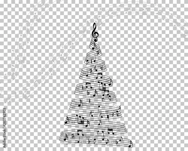 Obraz Musical Notes Background