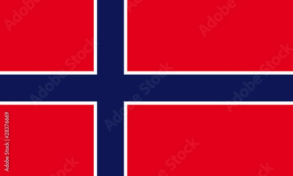 Obraz Norwegen Flagge