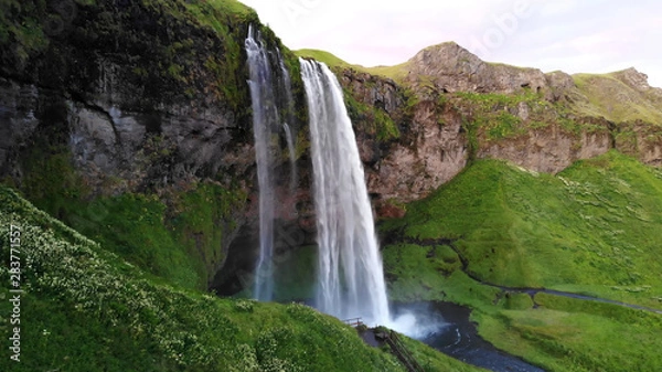 Fototapeta Iceland by dron
