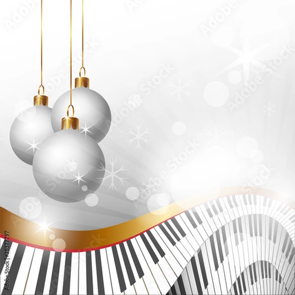 Obraz Christmas background, vector illustration