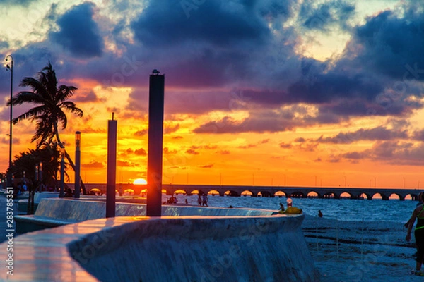 Obraz Progreso sunset