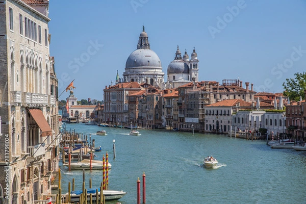Obraz Views of streets and canals in Venice Italy