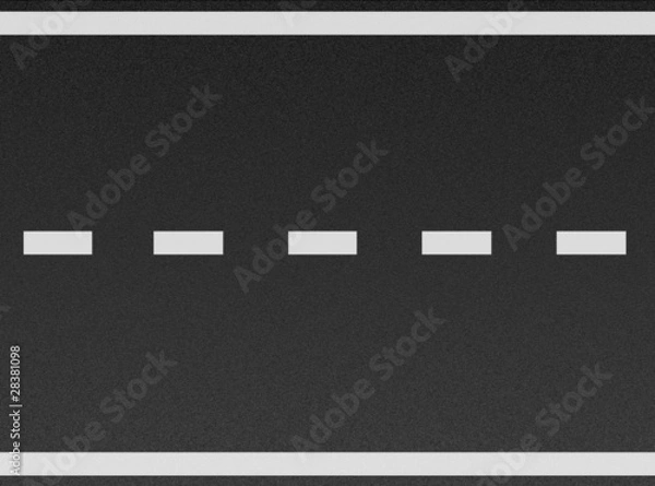 Fototapeta white lines on asphalt texture