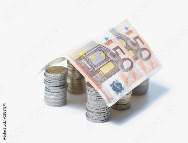 Obraz Haus aus Geld