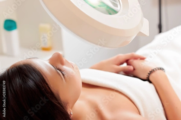 Obraz Girl in a beauty salon