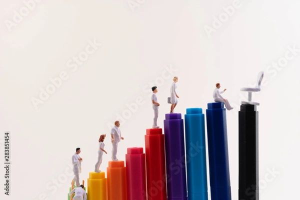 Obraz 大きく変わる病院医師の出世の階段