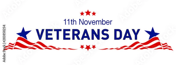 Fototapeta Veterans Day November 11th