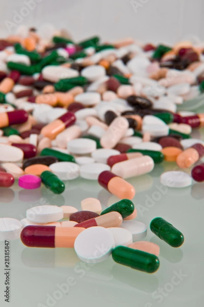Fototapeta various pills