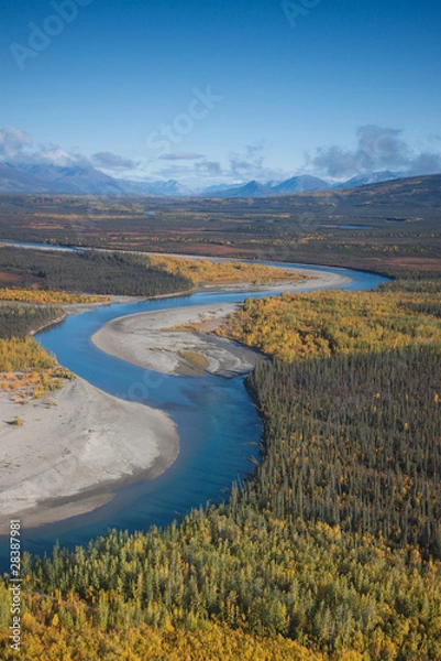 Obraz River Through a Valley