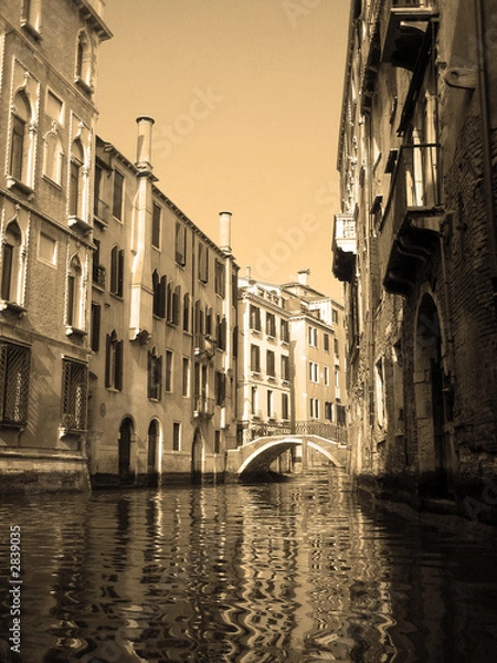 Obraz kanały Wenecji