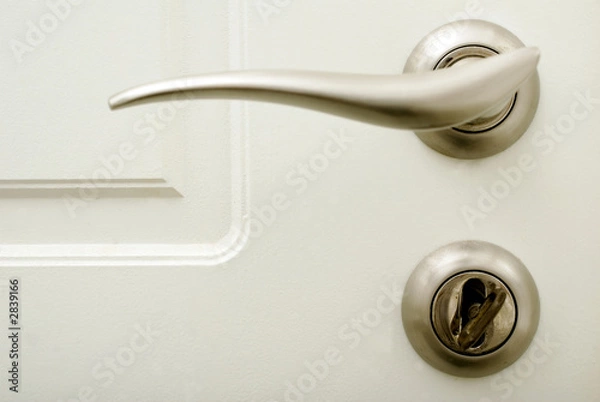 Obraz door handle and lock