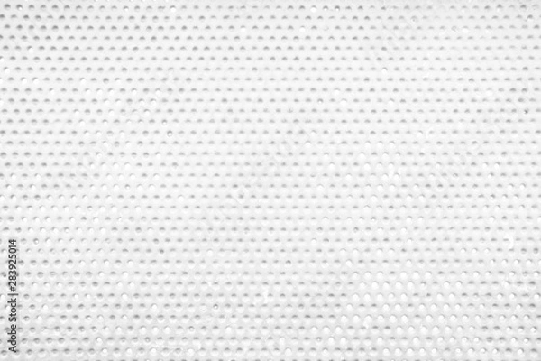 Fototapeta White Hole Punched Wall Texture Background.