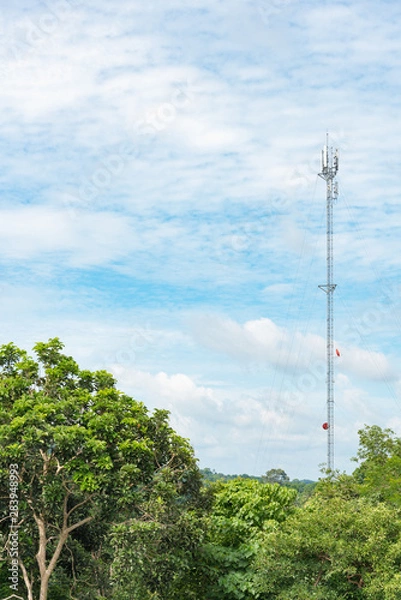 Obraz Antenna signal pole
