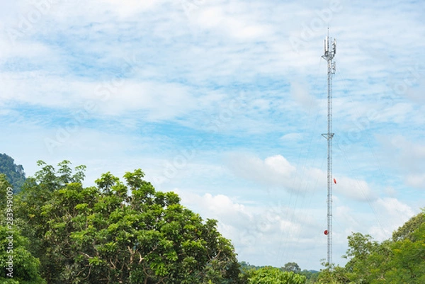 Obraz Antenna signal pole