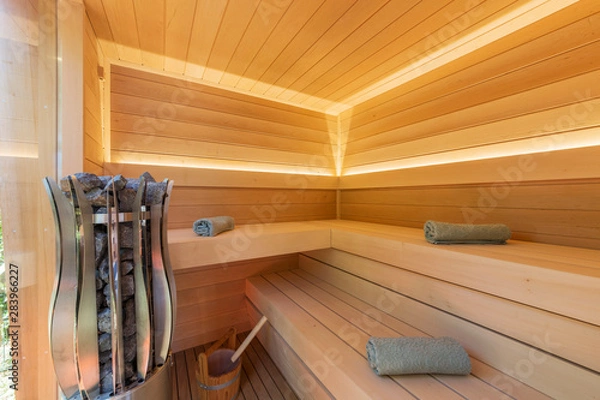 Obraz Sauna room interior