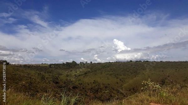Obraz clouds over mountains