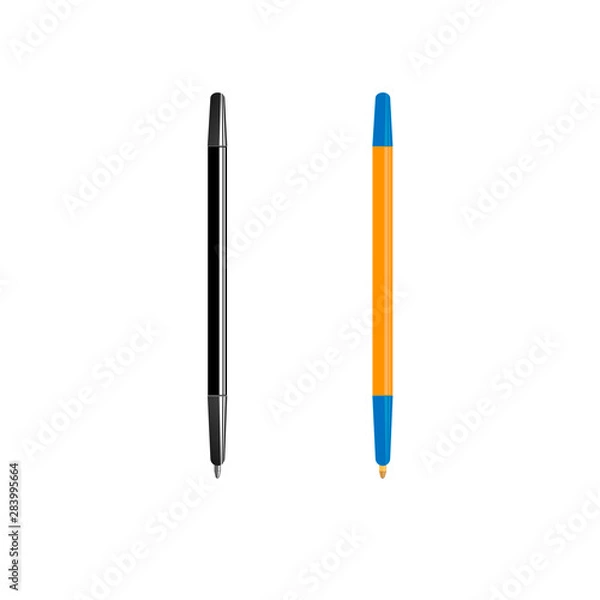 Obraz Pen. Ballpoint pen. Vector illustration