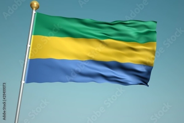 Fototapeta ガボンの国旗