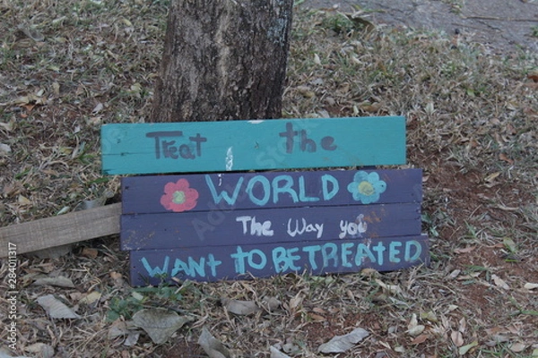 Obraz no trespassing sign