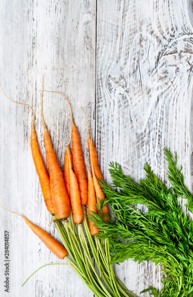 Obraz fresh marking on  light, wooden background, autumn harvest
