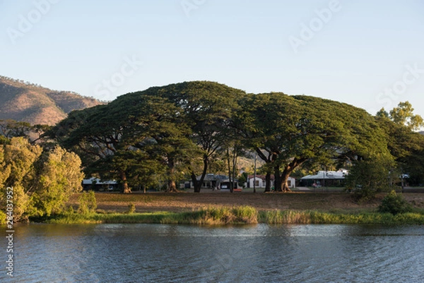 Obraz 夕方のロスリバー