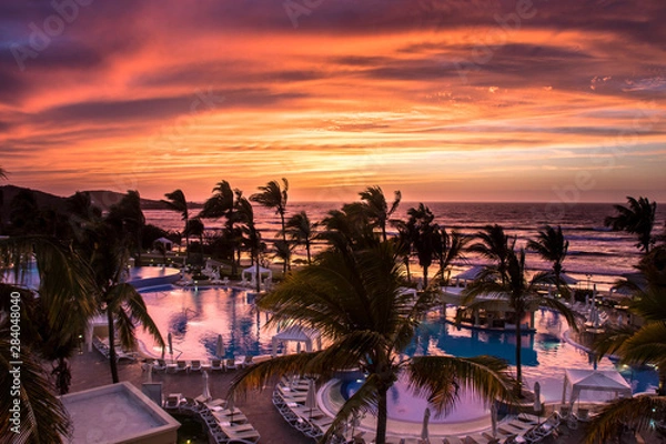 Fototapeta Sunset in Emerald Bay