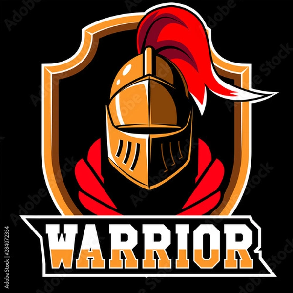 Obraz Knight head logo