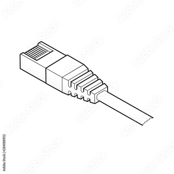Obraz Netzwerkstecker 