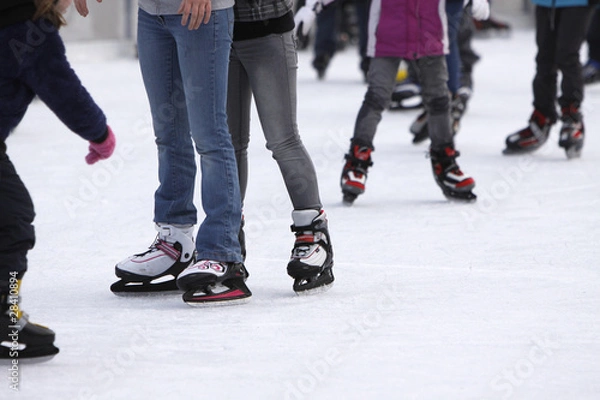 Fototapeta Eislaufen