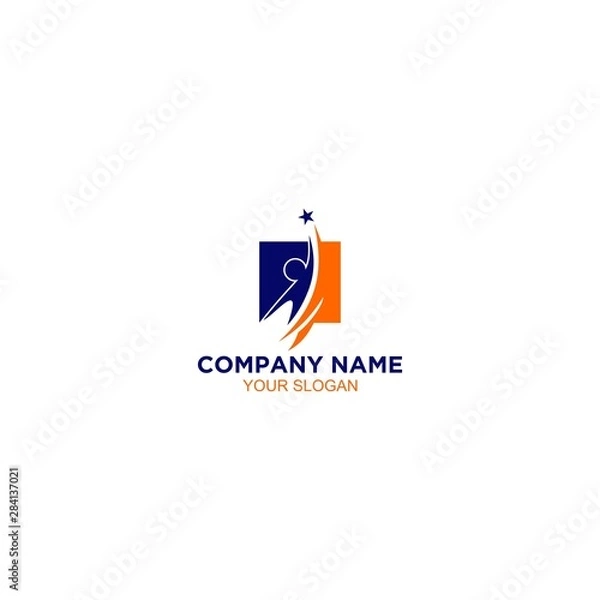 Fototapeta Training Career Logo Design Vector