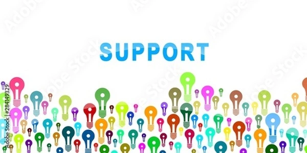 Obraz Banner with text