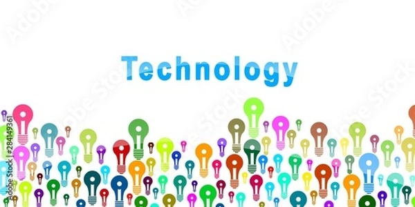 Fototapeta Banner with text