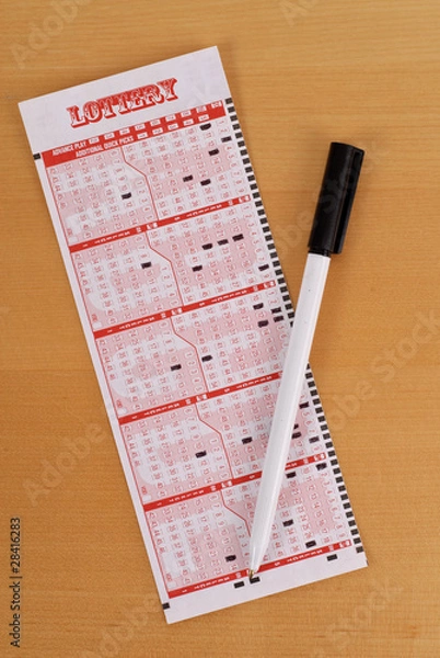 Fototapeta Marked Lottery Slip