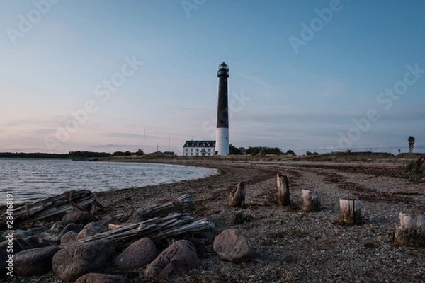 Obraz lighthouse at sunset on the Baltic Sea on Saaremaa Island