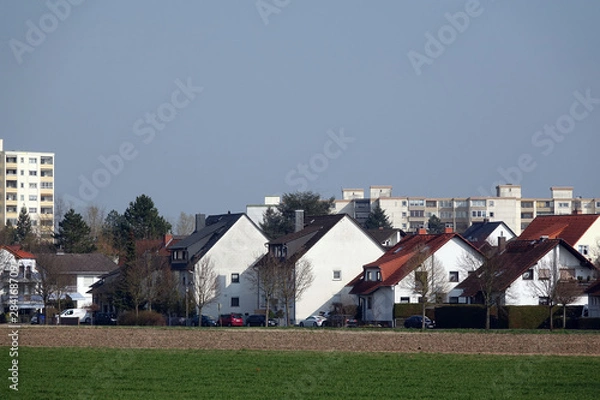 Fototapeta Wohngebiet