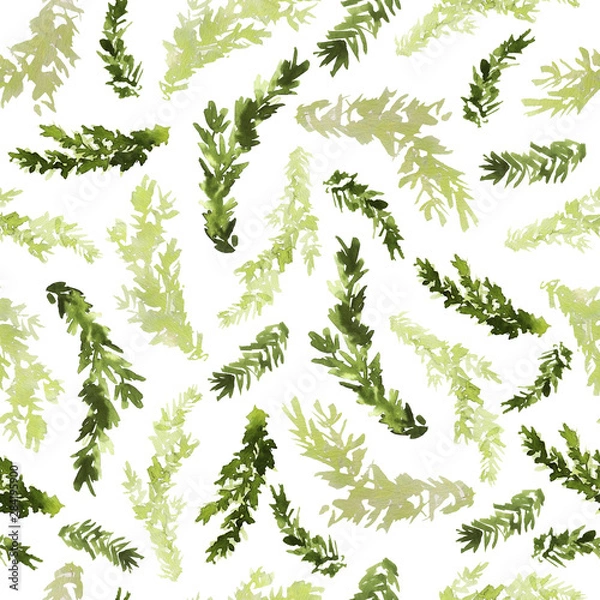 Obraz Watercolor floral pattern