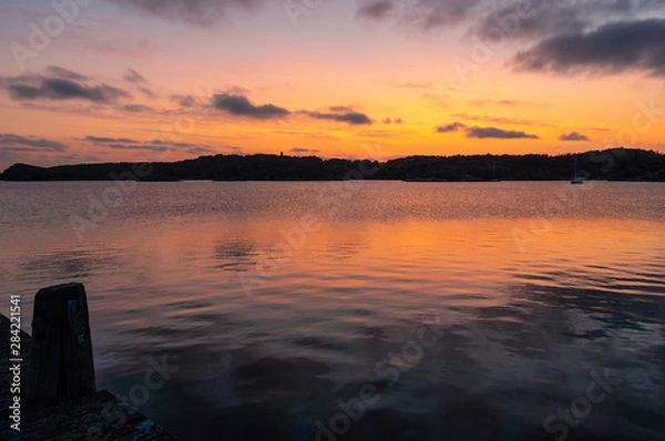 Fototapeta Solnedgång.