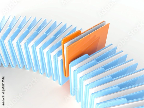 Obraz Folder icon on a white background