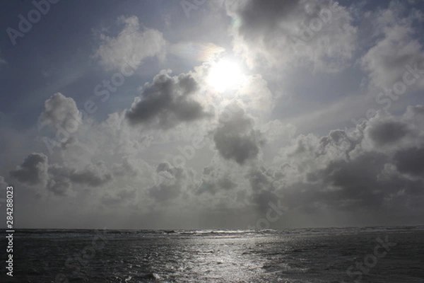 Obraz clouds over the sea