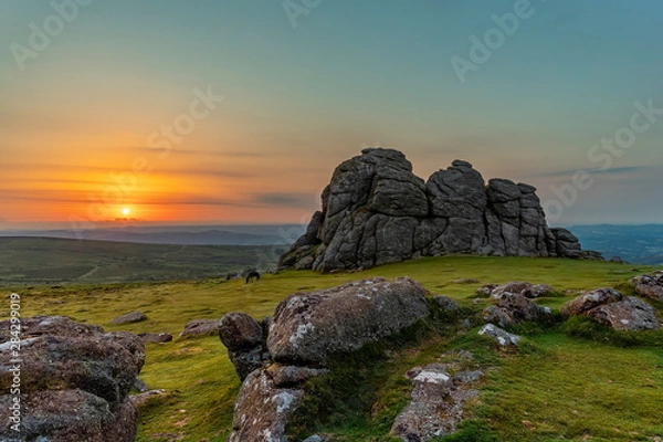 Obraz Hay Tor, Dartmoor, Devon, England