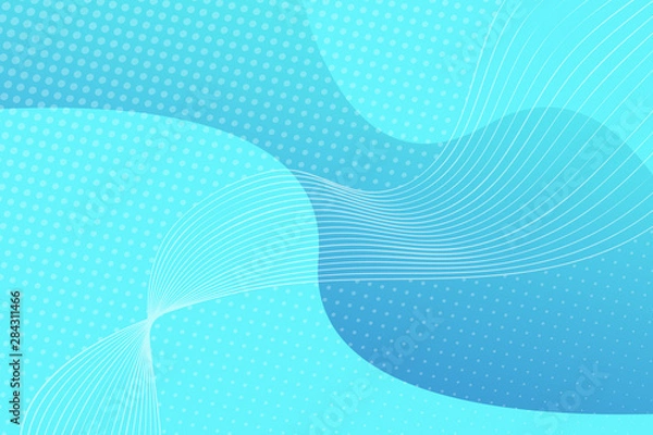 Fototapeta Beautiful azure abstract background. Blue neutral backdrop for presentation design. Green base for website, print, base for banners, wallpapers, business cards, brochure, banner, calendar, graphic art