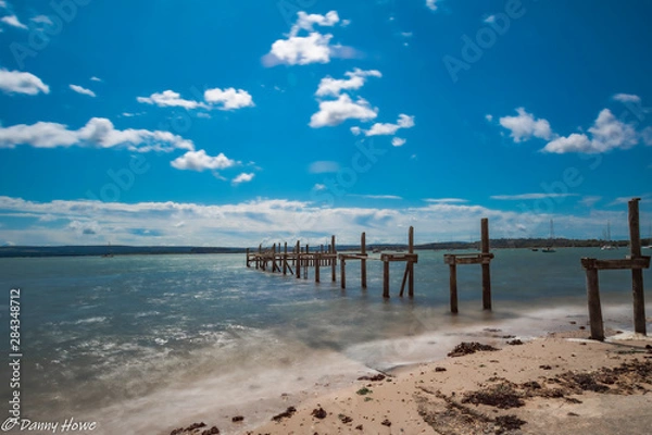 Obraz Hamworthy Beach broken pier