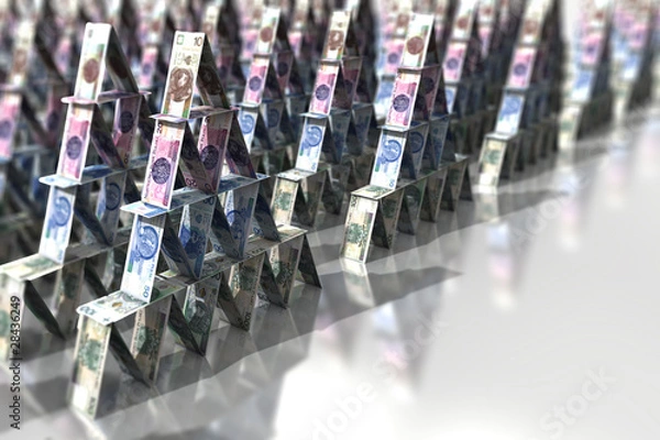 Obraz Piramida finansowa