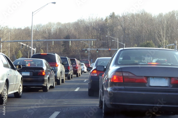 Fototapeta rush hour