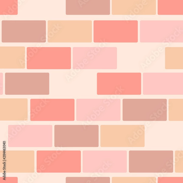 Obraz Seamless-Pattern - Cute Brick