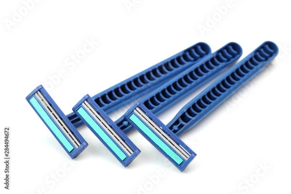 Fototapeta razor isolated on white background